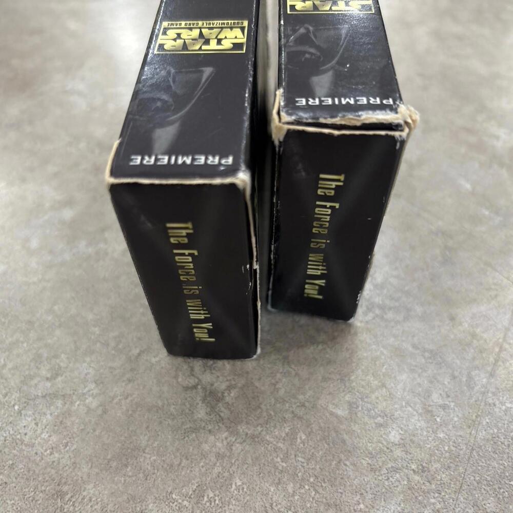 2 Decks Star Wars Premiere Limited Edition 60 Card Starter Set Opened Box 1995 + - Picture 14 of 15